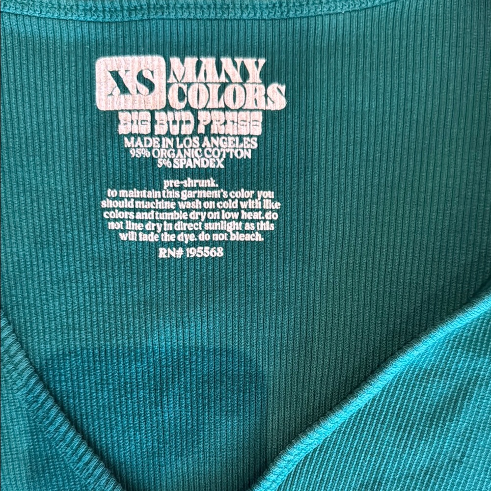 Big Bud Press V-Neck Long Sleeve Top - Picture 2 of 6